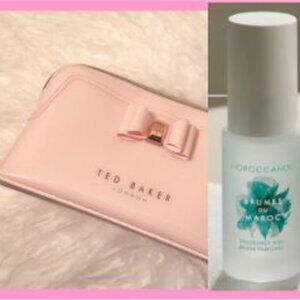TED BAKER Makeup Bag & Free Moroccanoil Hair & Body Fragrance Mist